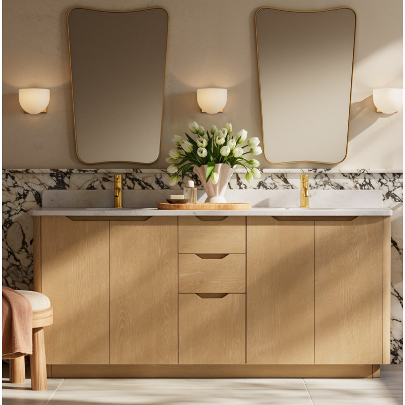 Joss & Main Capra Wavy Metal Wall Mirror & Reviews | Joss & Main
